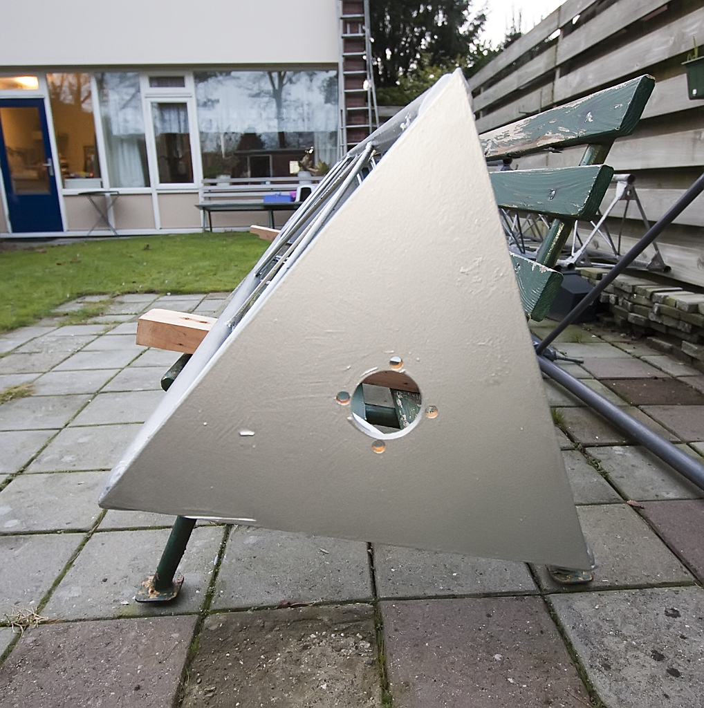 Top platform voor het lager